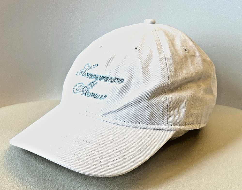 Ariana Grande Honeymoon Avenue White Dad Hat Adjustable Strapback Cap OSFA.